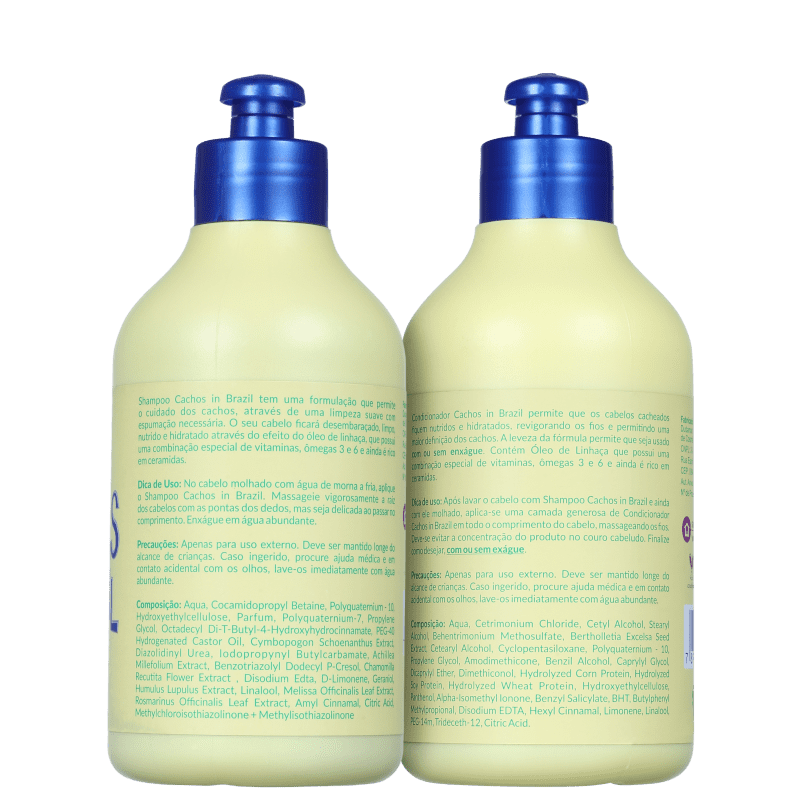 Kit Retrô Cosméticos Cachos In Brazil Duo (2 Produtos)