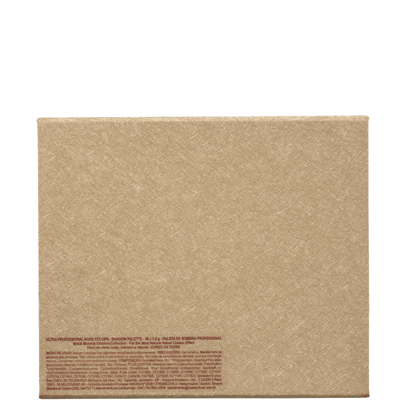 Makiê Emotion Nude - Paleta de Sombra 300g
