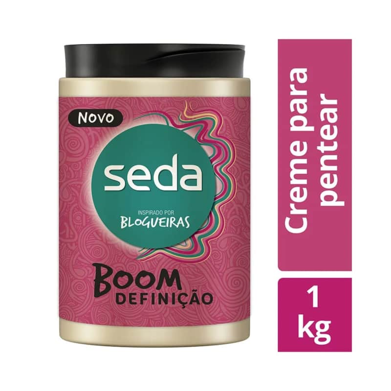 Creme de Pentear Seda Boom Definição 1000g