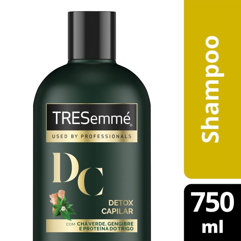 Shampoo TRESemmé Detox Capilar 750ml