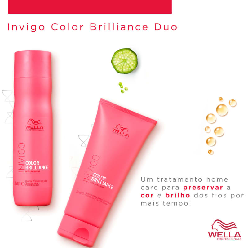 Kit Wella Professionals Invigo Color Brilliance Duo (2 Produtos)