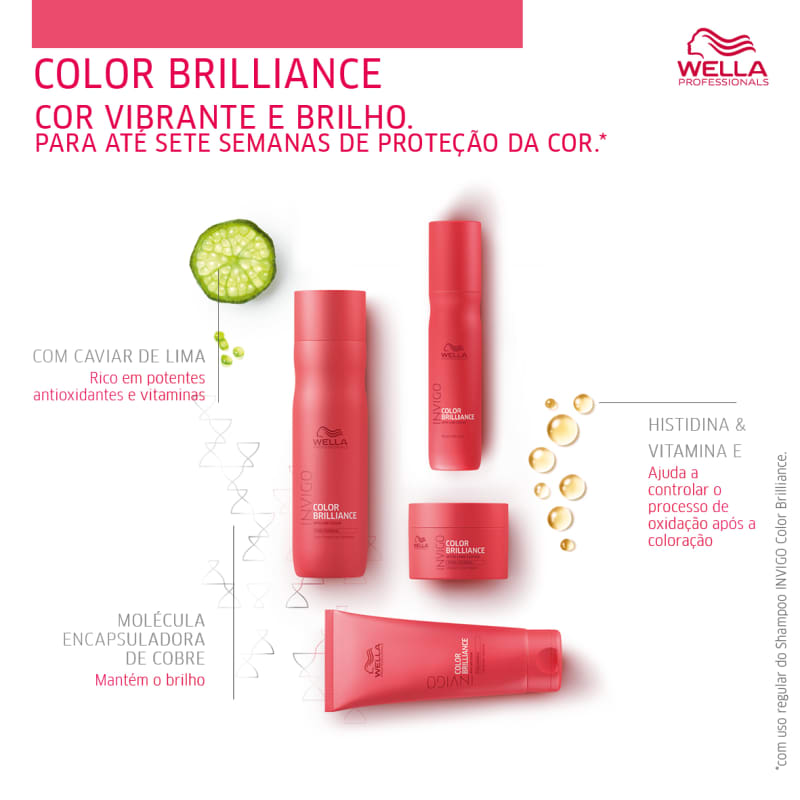Kit Wella Professionals Invigo Color Brilliance Trio (3 Produtos)