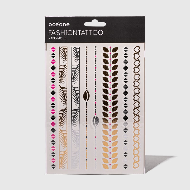Fashion Tattoo - Tatuagem temporária FT8