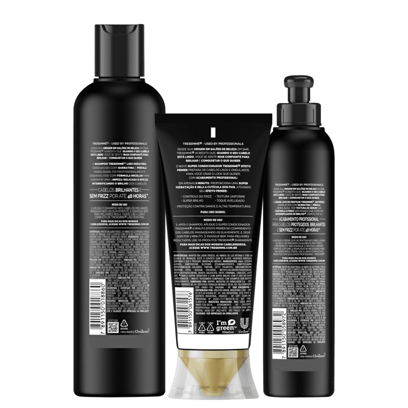 Kit TRESemmé Liso Keratina Super Lisa (3 Produtos)