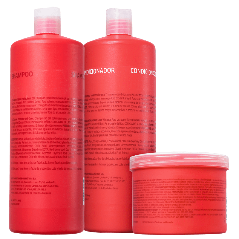 Kit Wella Professionals Invigo Color Brilliance Salon Trio (3 Produtos)
