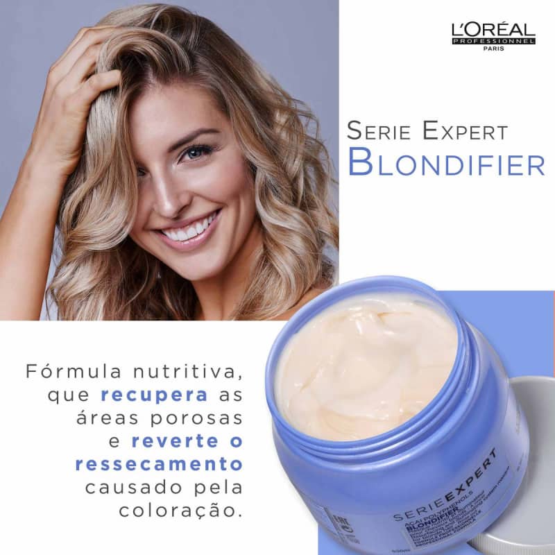 Máscara Capilar L'Oréal Professionnel Serie Expert Blondifier 500ml