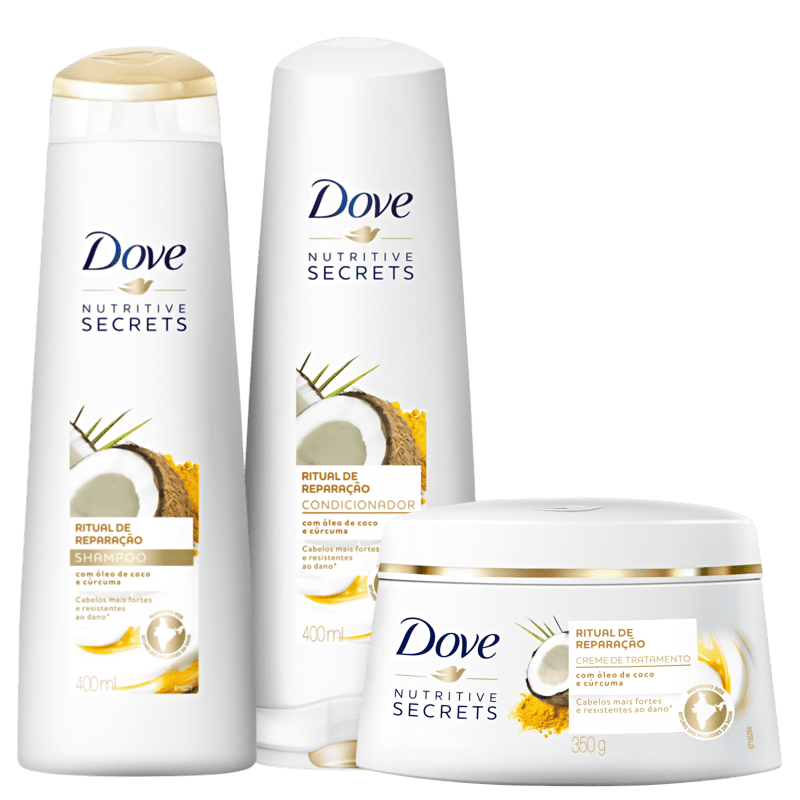 Kit Dove Ritual de Reparação Trio (3 Produtos)