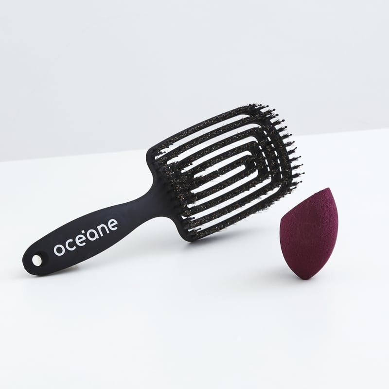 Kit Vent Brush e Esponja de Maquiagem Mariana Saad