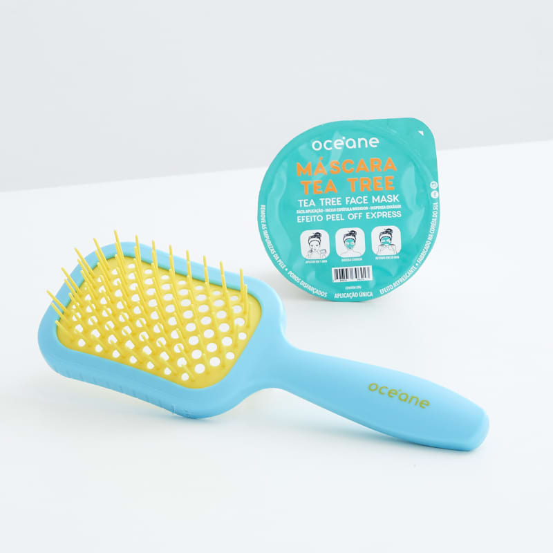 Kit Máscara Facial Tea Tree e Joy Brush