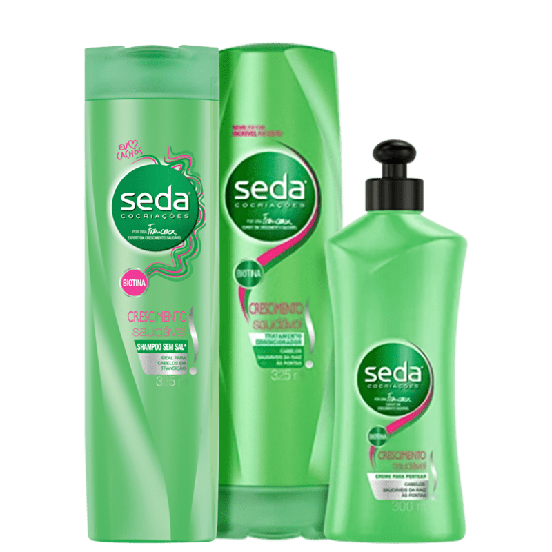 Kit Seda Crescimento Saudável Trio (3 Produtos)