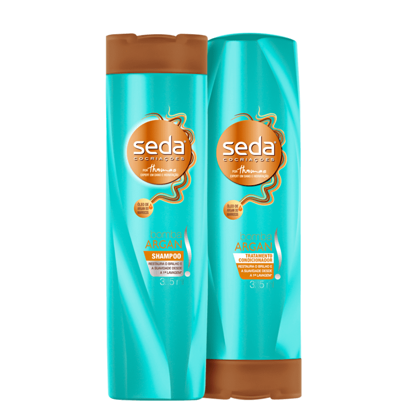 Kit Seda Bomba Argan Duo (2 Produtos)