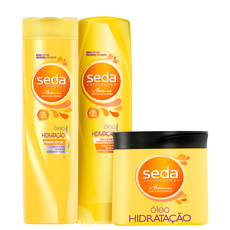 Kit Seda Óleo Hidratação Trio (3 Produtos)