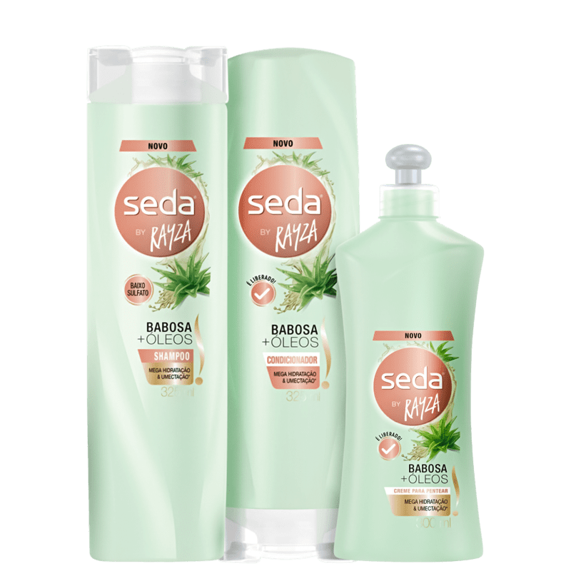 Kit Seda by Rayza Babosa + Óleos Trio (3 Produtos)