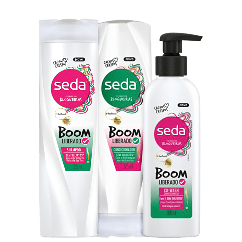 Kit Seda Boom Liberado Trio (3 Produtos)
