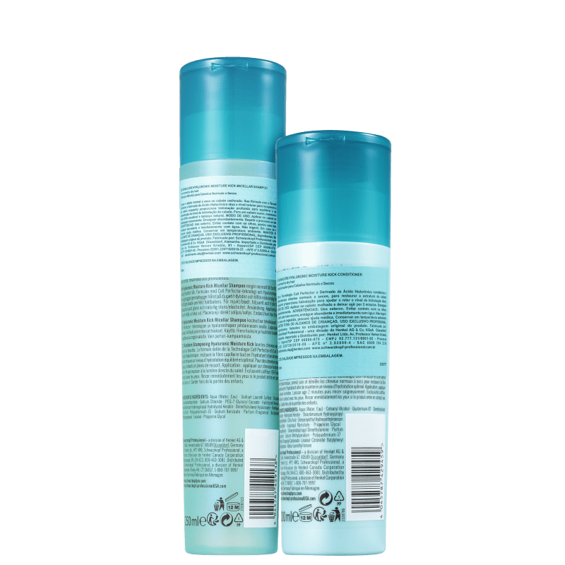 Kit Schwarzkopf Professional BC Bonacure Hyaluronic Moisture Kick Duo (2 Produtos)