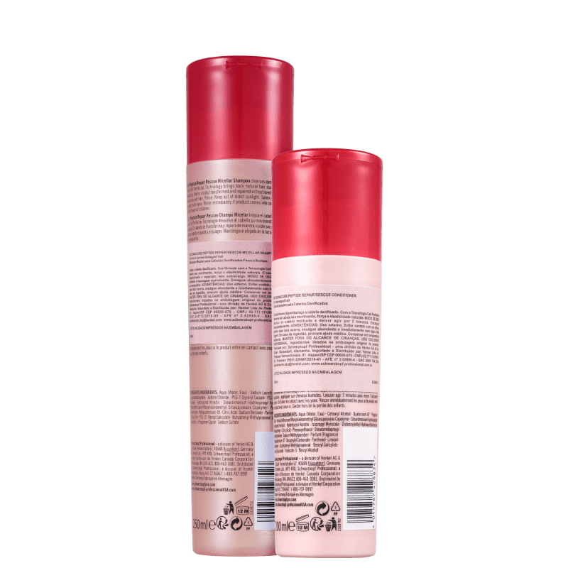 Kit Schwarzkopf Professional BC Bonacure Peptide Repair Rescue Duo (2 Produtos)