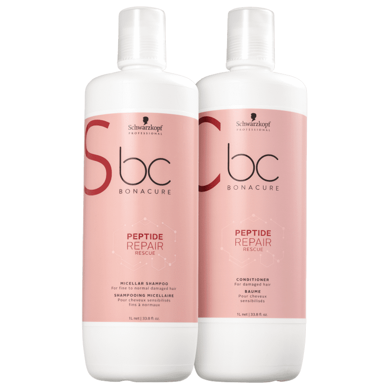 Kit Schwarzkopf Professional BC Bonacure Peptide Repair Rescue Salon Duo (2 Produtos)