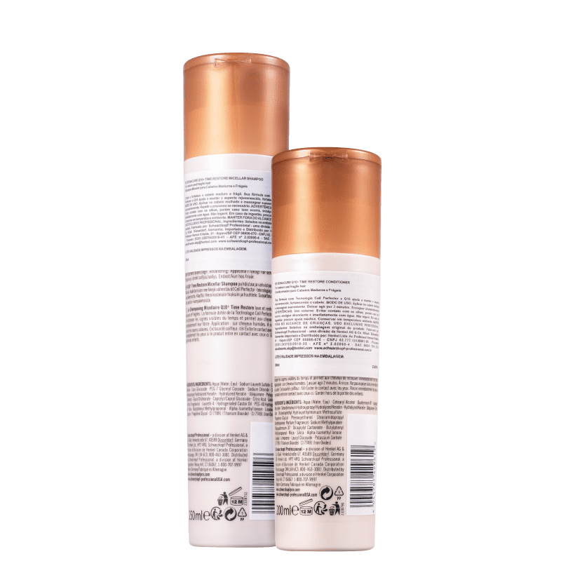 Kit Schwarzkopf Professional BC Bonacure Q10+ Time Restore Duo (2 Produtos)