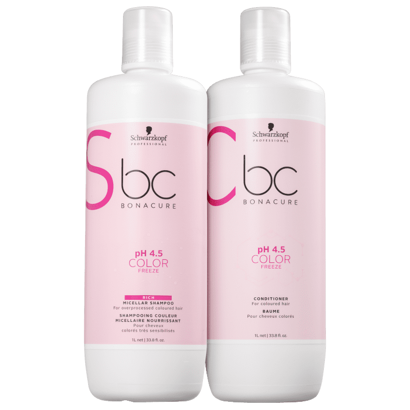 Kit Schwarzkopf Professional BC Bonacure pH 4.5 Color Freeze Salon Duo (2 Produtos)