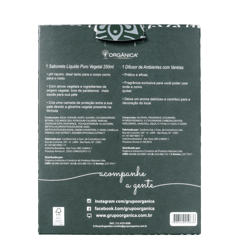 Kit Orgânica Home (2 Produtos)