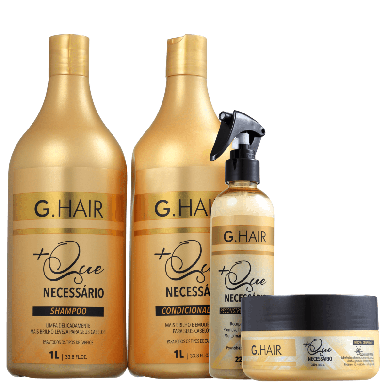 Kit G.Hair +Que Necessário (4 Produtos)