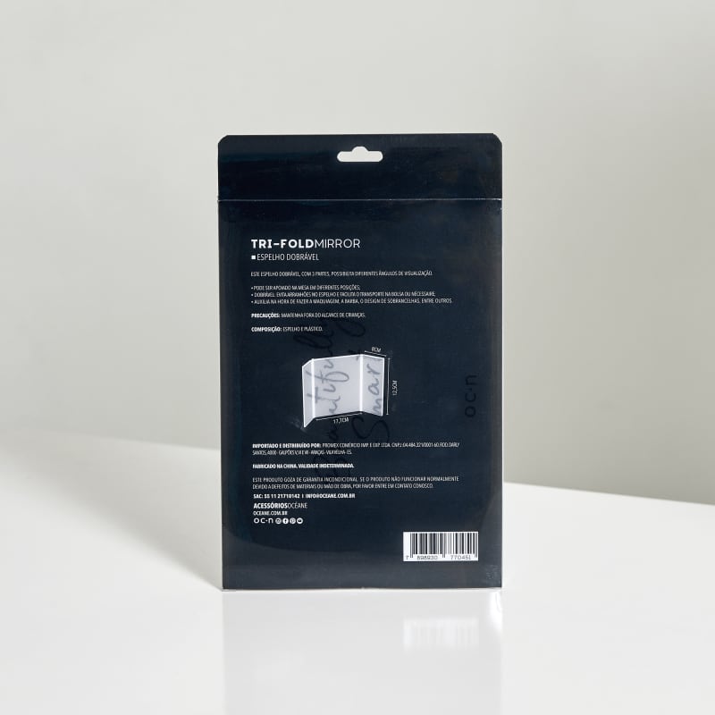 Tri-Fold Mirror - Espelho Dobrável