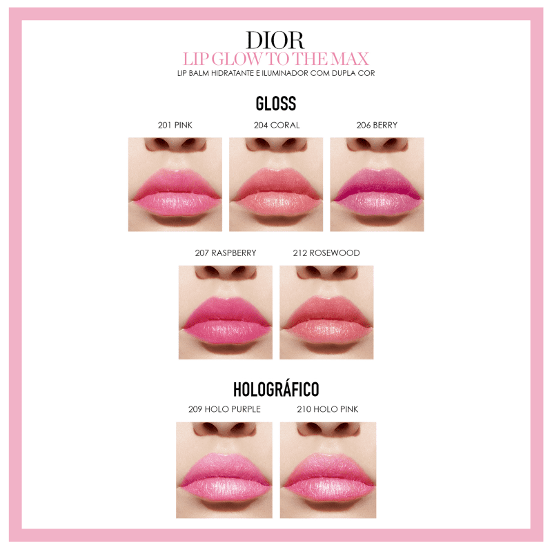 Dior Lip Glow To the Max 201 Pink - Bálsamo labial 4g