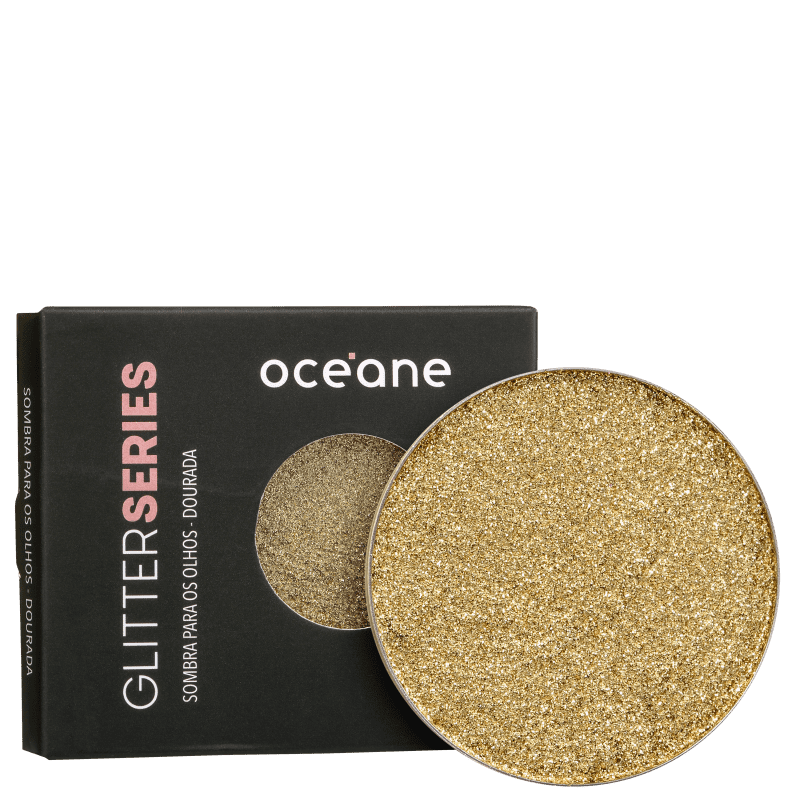 Océane Glitter Series Dourada - Sombra Cintilante 2g