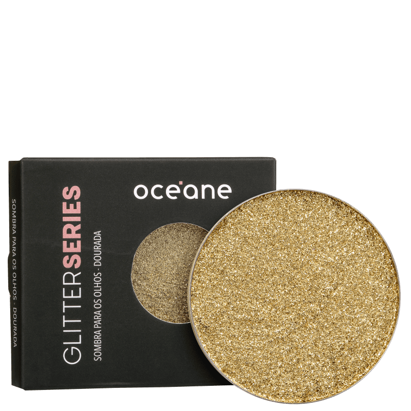 Océane Glitter Series Dourada - Sombra Cintilante 2g 