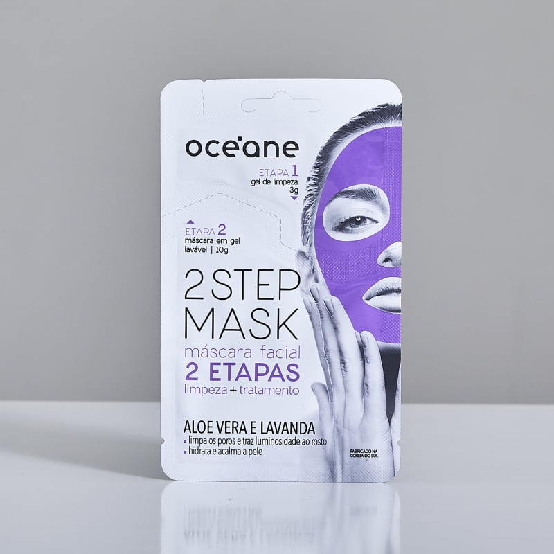 2 Step Mask - Máscara Facial Aloe Vera e Lavanda