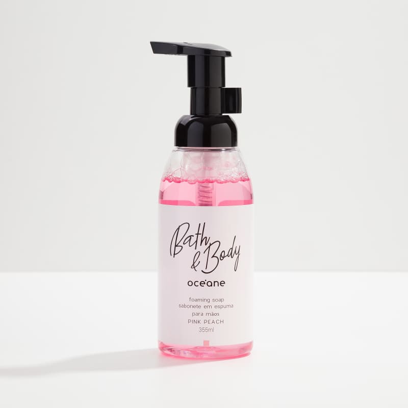 Foaming Soap Pink Peach 355ml - Sabonete em Espuma