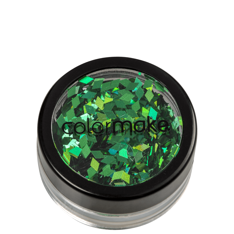 Colormake Shine Formatos Diamante Verde - Glitter 2g