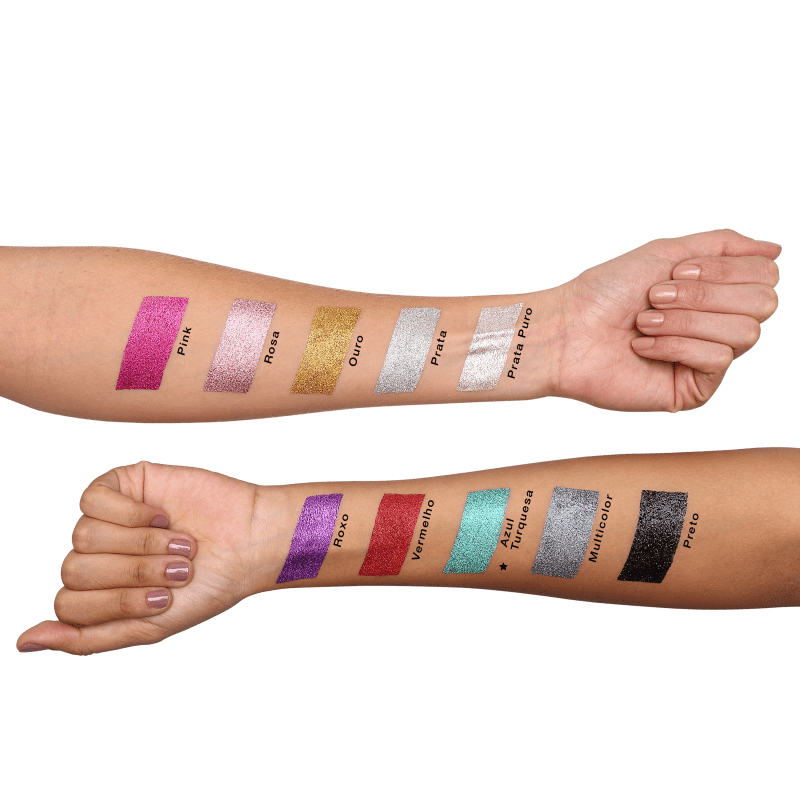 Colormake Shine Extra Fino Azul Turquesa - Glitter 3g