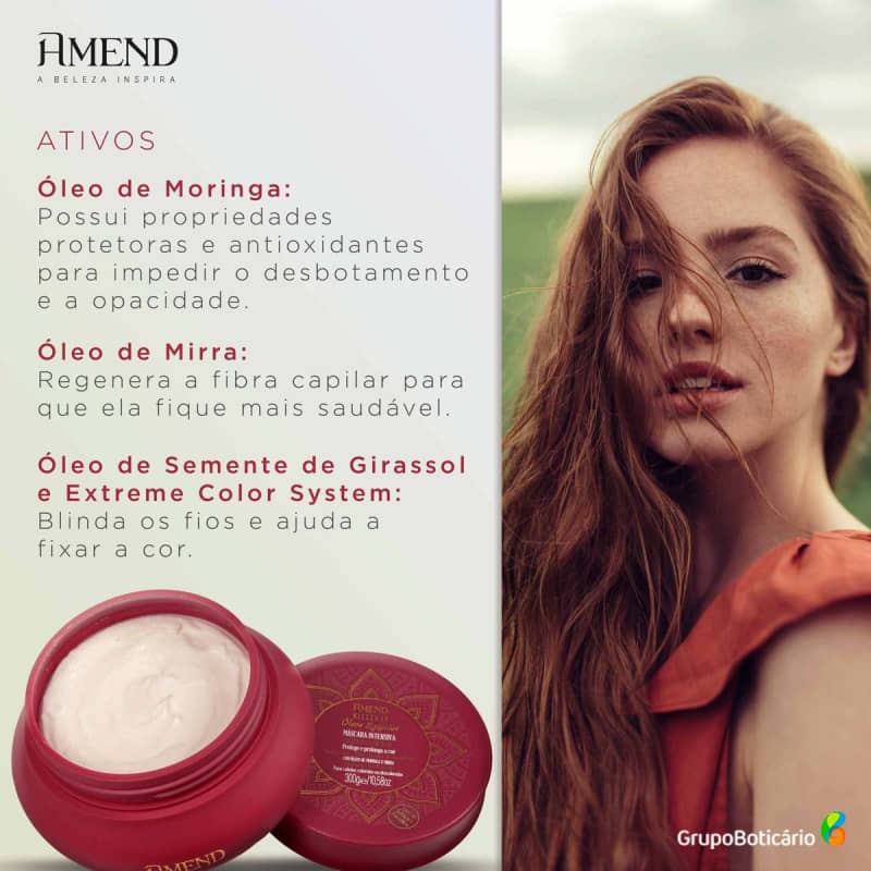 Amend Millenar Óleos Egípcios - Máscara Capilar 300g