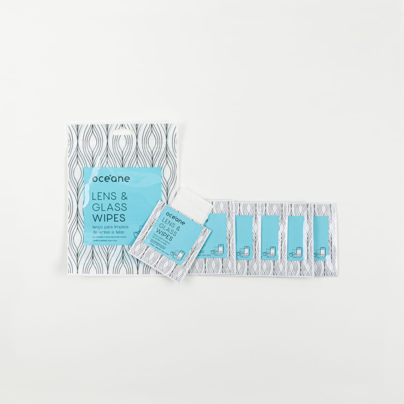 Lens & Glasses Wipes - Lenço para Limpeza de Lentes e Telas 6UN