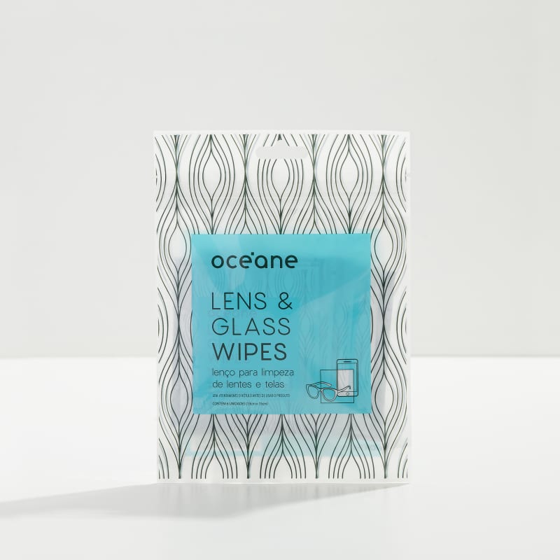 Lens & Glasses Wipes - Lenço para Limpeza de Lentes e Telas 6UN
