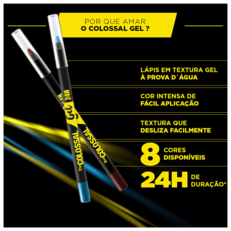 Maybelline Colossal Gel Verde Místico - Lápis de Olho 1,2ml