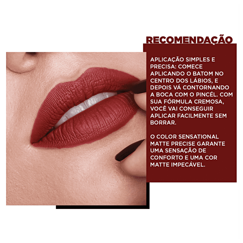Maybelline Color Sensational Matte Precise Ritmo Proibido - Batom Líquido 5,5ml