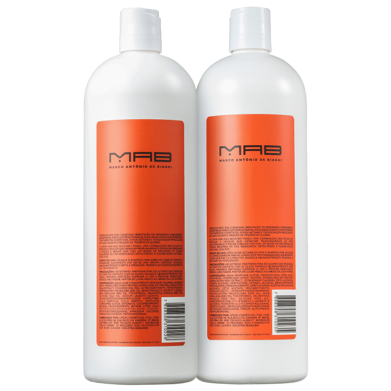 Kit MAB Marco Antônio de Biaggi Oils Recovery Duo Salão (2 Produtos)