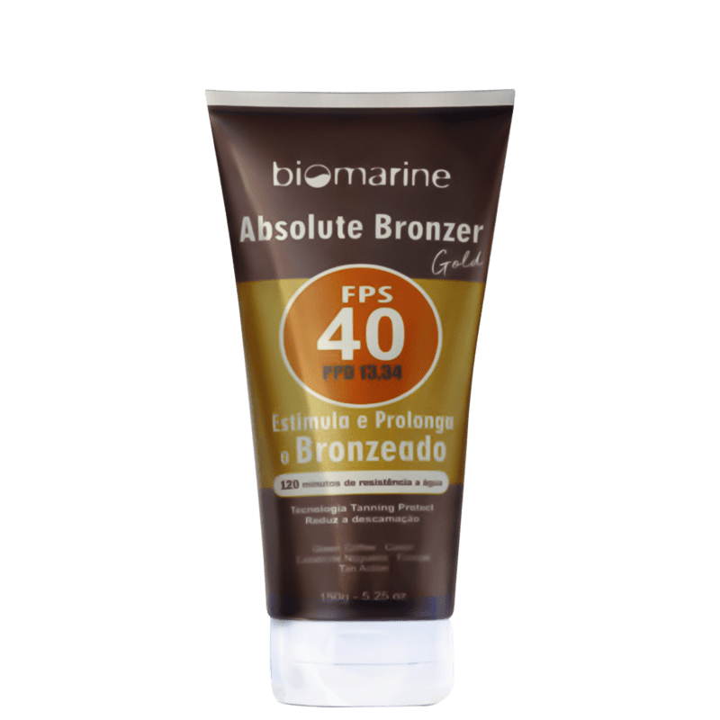 Biomarine Sun Marine FPS 40 Absolute Bronze - Protetor e Brozeador 150g Menor preço em Biomarine Sun Marine FPS 40 Absolute Bronze - Protetor e Brozeador 150g