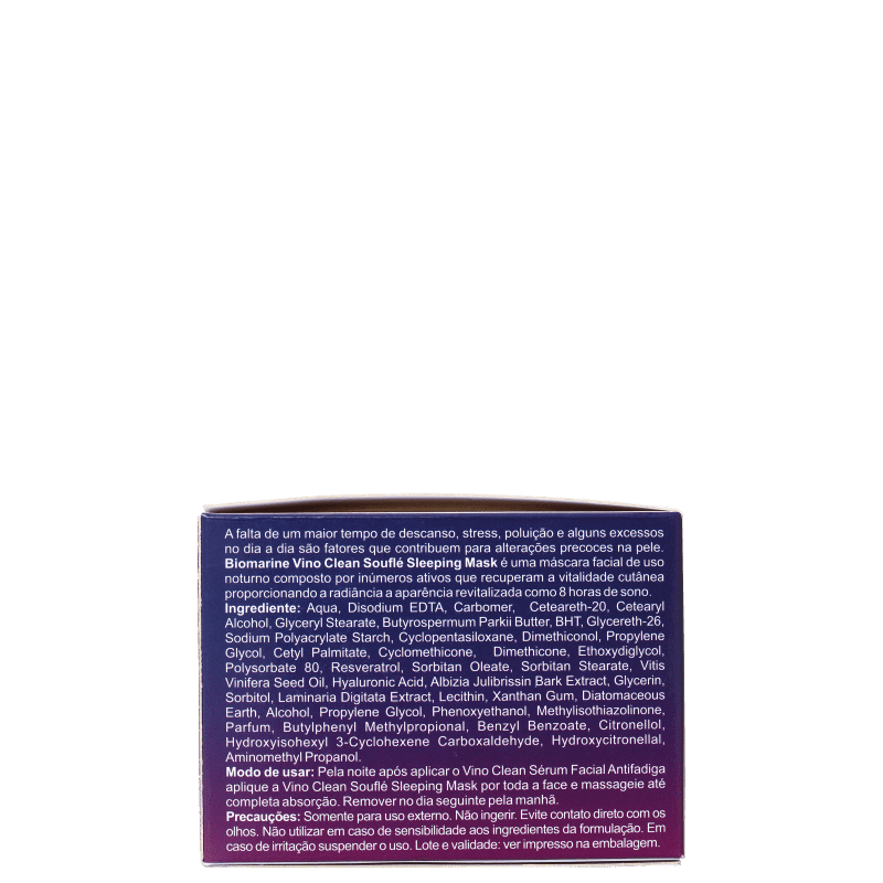 Biomarine Vino Clean Souflé Sleeping - Máscara Noturna 30g