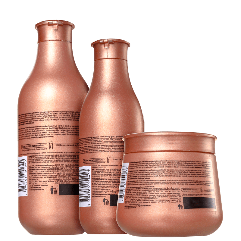 Kit L'Oréal Professionnel Absolut Repair Pós-Química Trio (3 Produtos)