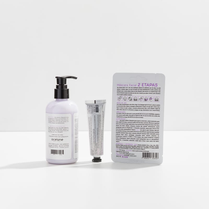 Kit English Lavender + Máscara Facial Aloe Vera e Lavanda