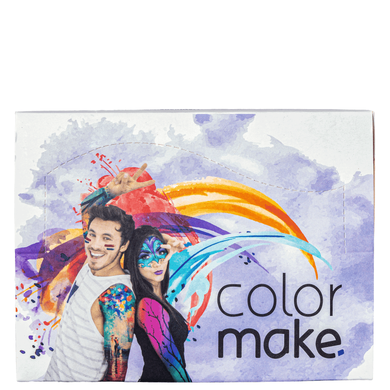 Kit Colormake Cores Sortidas - Tinta Líquida 12x25ml