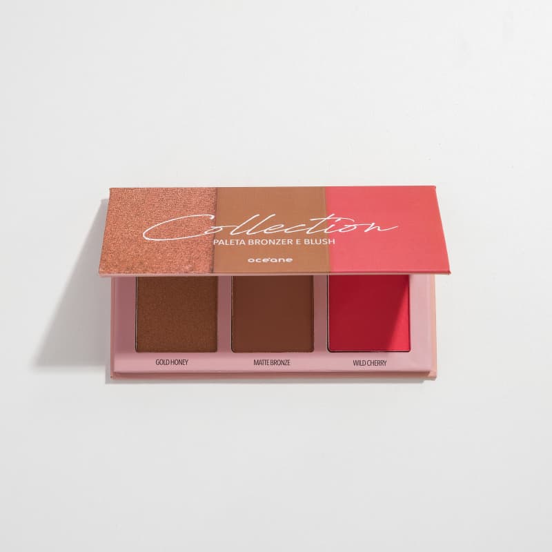 Paleta Bronzer e Blush Collection 16G