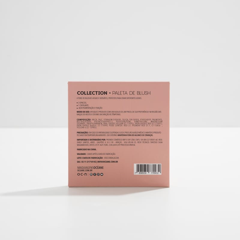Paleta de Blush Collection 14,8G