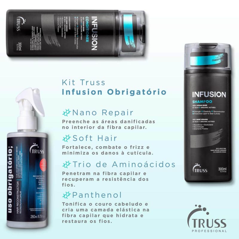 Kit Truss Infusion Obrigatório (3 Produtos)