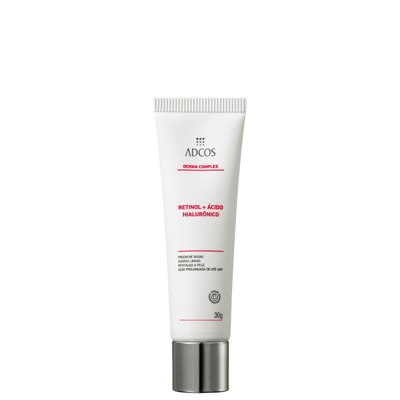 Adcos Derma Complex Retinol + Ácido Hialurônico - Creme Anti-Idade 30g