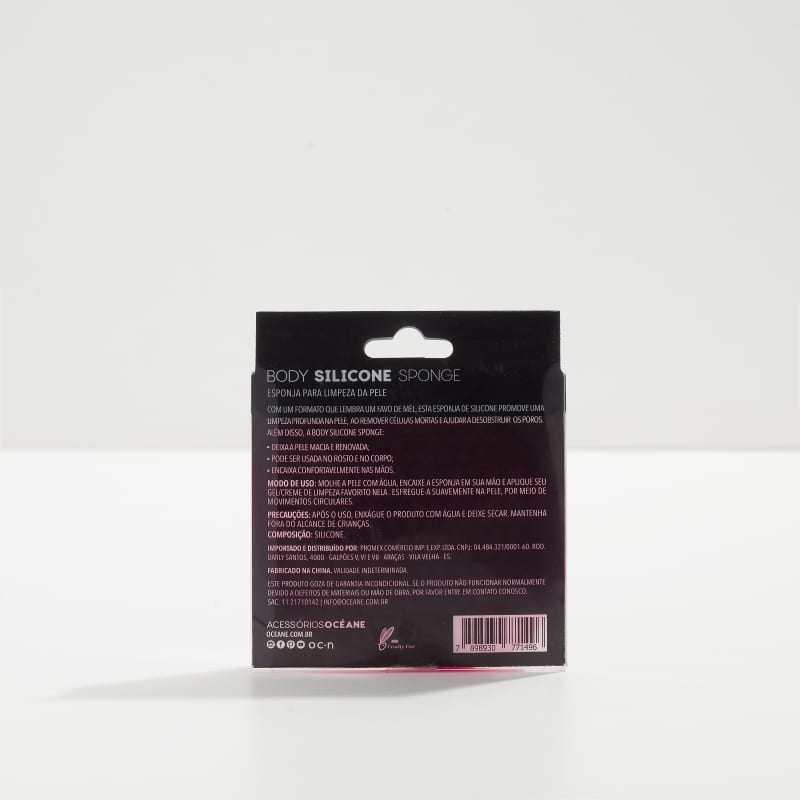 Body Silicone Sponge - Esponja de Limpeza da Pele
