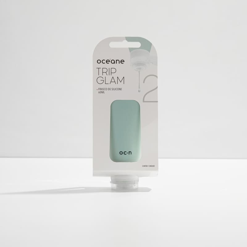 Trip Glam 2 60ml - Frasco de Silicone Verde